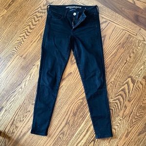 black super super stretch x jeans